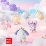 Blind box colgante de peluche fantasy unicorn Hello Kitty & friends