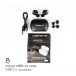 Volkano Pisces Serie 2.0 TWS Auriculares + Estuche de Carga - Imagen de 4